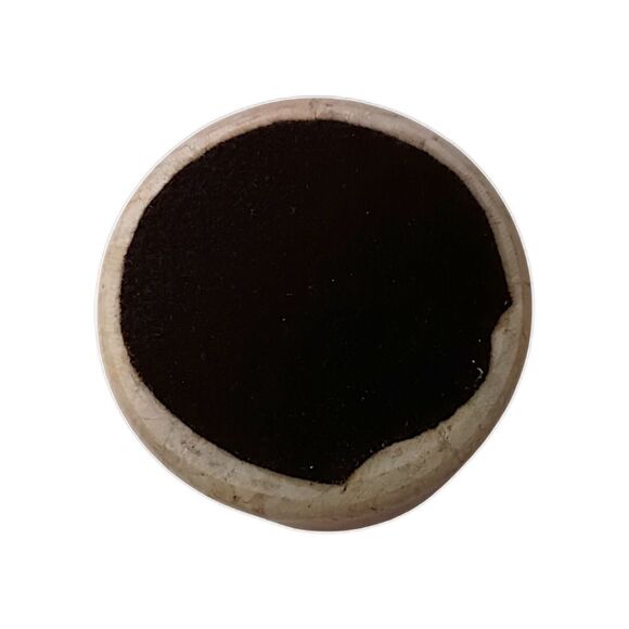 Vintage Travertine Marble Canister Bathroom HEAVY Beige Natural Stone Farmhouse. - Picture 5 of 16